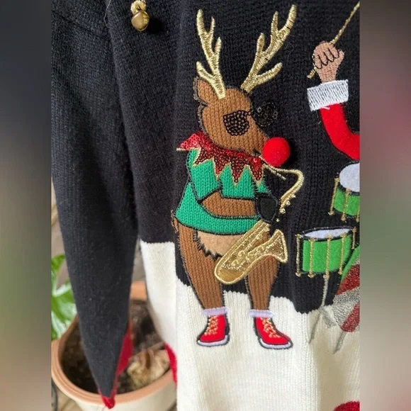 It’s Our Time ladies vintage Christmas sweater 2X very good condition - Picture 6 of 14